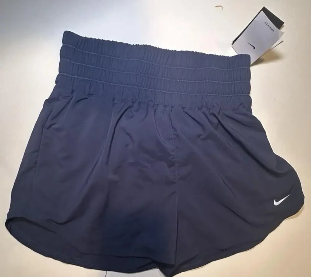 Nike Women's Dri-Fit High Waisted Shorts - Medium (M) - Blue - Brand New!
